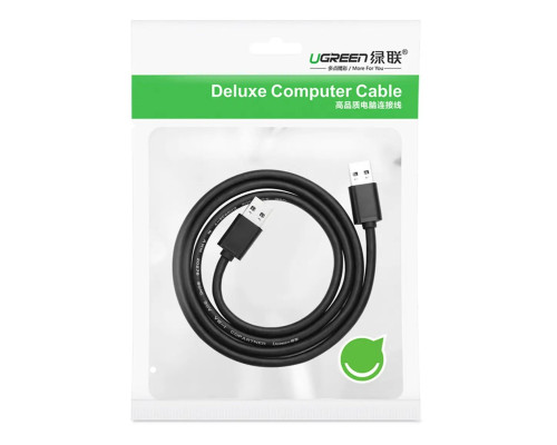 Кабель UGREEN USB 2.0 A Male to A Male Cable 1.5m (Black) (UGR-10310)