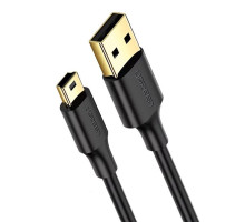 Кабель UGREEN USB 2.0 A Male to Mini 5 Pin Male Cable 1.5m (Black) (UGR-10385)