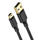 Кабель UGREEN USB 2.0 A Male to Mini 5 Pin Male Cable 2m (Black) (UGR-30472)