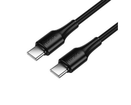 Кабель Hoco X120 Type-C to Type-C 60W 3A 1м black PLS-00-00146891