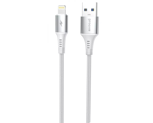 Кабель Proove WireX USB-A to Lightning 12W 2.4A 1м white PLS-00-00149407