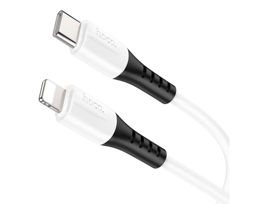 Кабель Hoco X82 Silicone Type-C to Lightning 20W 3A 1м black PLS-00-00139325