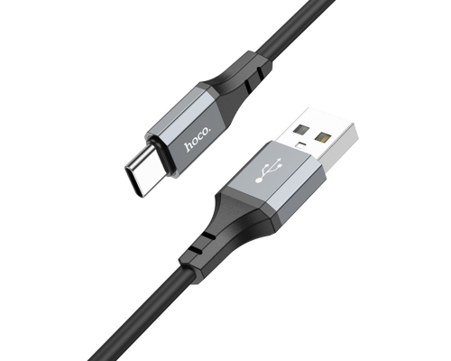 Кабель Hoco X86 USB-A to Type-C 3A 1м black PLS-00-00125465