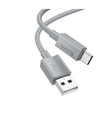 Кабель Hoco X107 USB-A to Type-C 15W 3A 1м gray PLS-00-00135545