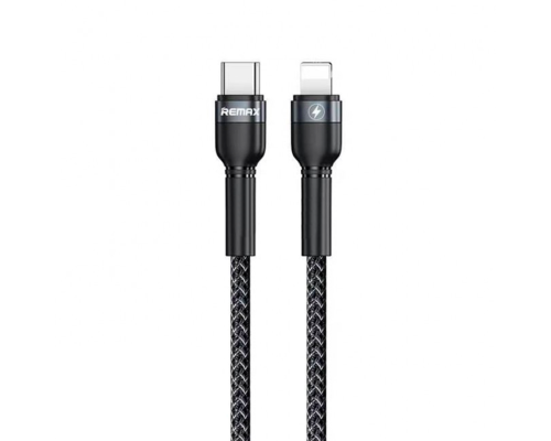 Кабель Remax RC-171 Type-C to Lightning 20W 2.4A 1м black PLS-00-00056760