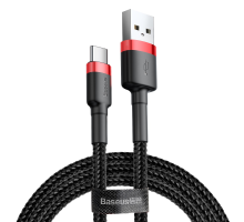 Кабель Baseus Cafule USB-A to Type-C 10W 2A 3м (CATKLF-U91) black red PLS-00-00041448