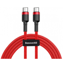 Кабель Baseus Cafule Type-C to Type-C 60W 3A 2м (CATKLF-H09) red PLS-00-00051960