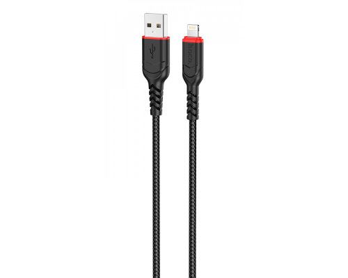 Кабель Hoco X59 USB-A to Lightning 12W 2.4A 1м black PLS-00-00070950