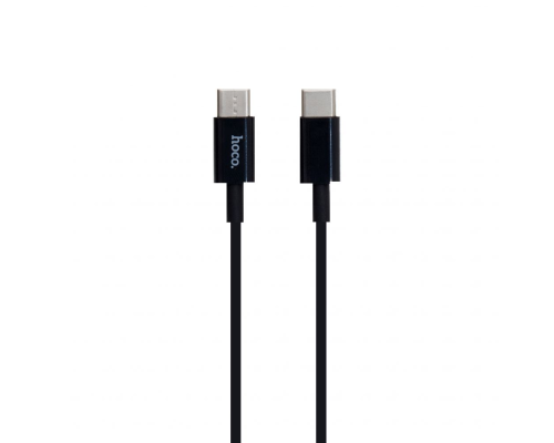 Кабель Hoco X23 Skilled Type-C to Type-C 60W 3A 1м black PLS-00-00040730