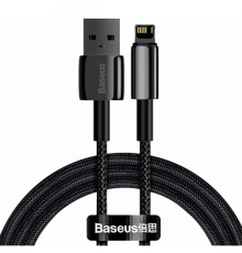 Кабель Baseus Tungsten Gold Fast Charging USB-A to Lightning 12W 2.4A 1м black PLS-00-00072517