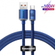 Кабель Baseus Crystal Shine Series USB-A to Type-C 100W 6A 1.2м (CAJY000403) blue PLS-00-00089095