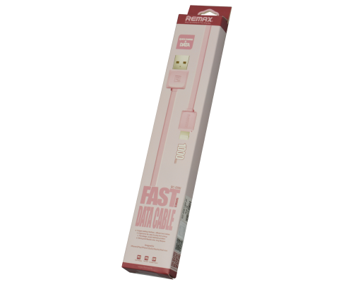 Кабель Remax RC-008i USB-A to Lightning 1м pink PLS-00-00014870