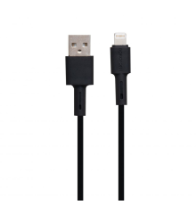 Кабель Borofone BX31 Silicone USB-A to Lightning 12W 2.4A 1м black PLS-00-00054056