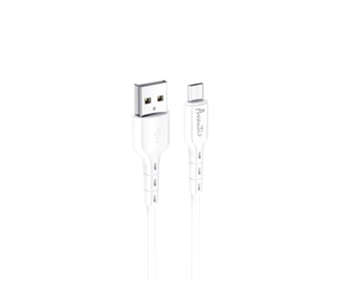 Кабель Avantis A110 USB-A to Micro USB 15W 3A 1м white PLS-00-00092070