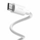 Кабель Baseus Simple Wisdom USB-A to Micro USB 2.1A 1.5м white (2pcs/set) PLS-00-00141118