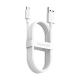 Кабель Baseus Simple Wisdom USB-A to Micro USB 2.1A 1.5м white (2pcs/set) PLS-00-00141118