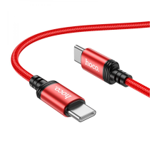 Кабель Hoco X89 Type-C to Type-C 60W 3A 1м red PLS-00-00120408