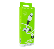 Кабель Borofone BX84 USB-A to Type-C 15W 3A 1м white PLS-00-00122662