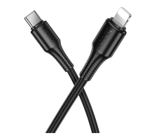 Кабель Hoco X120 Type-C to Lightning PD27W 3A 1м black PLS-00-00153969