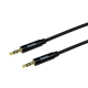 Audio кабель AUX Hoco UPA19 3.5мм 2м black PLS-00-00128006