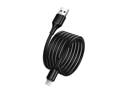 Кабель Hoco X120 USB-A to Micro USB 12W 2.4A 1м black PLS-00-00146892
