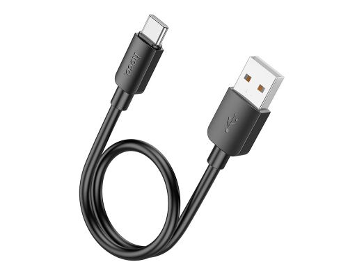 Кабель Hoco X96 USB-A to Type-C 27W 3A 0.25м black PLS-00-00119588