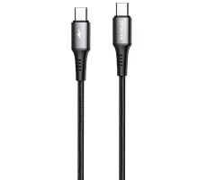 Кабель Proove WireX Type-C to Type-C 60W 3A 1м black PLS-00-00149408