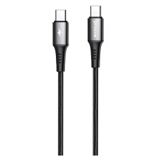 Кабель Proove WireX Type-C to Type-C 60W 3A 1м black PLS-00-00149408