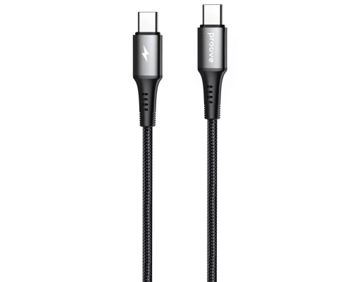 Кабель Proove WireX Type-C to Type-C 60W 3A 1м black PLS-00-00149408