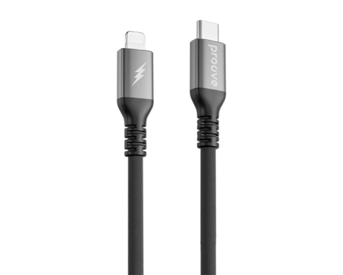 Кабель Proove ReGen Silicone Type-C to Lightning 27W 3A 1м black PLS-00-00134492
