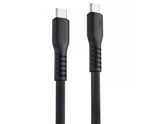 Кабель Proove Eternal Type-C to Type-C 60W 3A 1м black PLS-00-00134351