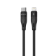 Кабель Proove Soft Silicone Type-C to Lightning 27W 3A 1м black PLS-00-00134273