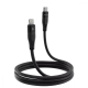 Кабель Proove Soft Silicone Type-C to Lightning 27W 3A 1м black PLS-00-00134273