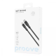 Кабель Proove Soft Silicone Type-C to Lightning 27W 3A 1м black PLS-00-00134273
