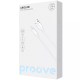 Кабель Proove GridLine USB-A to Lightning 12W 2.4A 1м white PLS-00-00147565