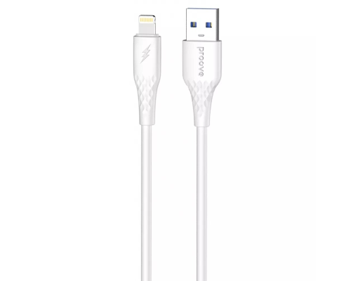 Кабель Proove GridLine USB-A to Lightning 12W 2.4A 1м white PLS-00-00147565
