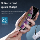 Кабель Baseus Combo 4в1 A to Micro USB+A to Lightning+A to C+Apple Watch Star Ring Series 15W 3.5A 1.2м (CA1T4-I0G) gray PLS-00-00139552