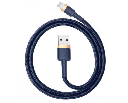 Кабель Baseus Cafule USB-A to Lightning 12W 1.5A 2м (CALKLF-CV3) blue gold PLS-00-00044256