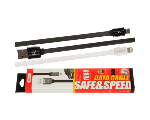 Кабель Remax RC-015i USB-A to Lightning 1м black PLS-00-00050547
