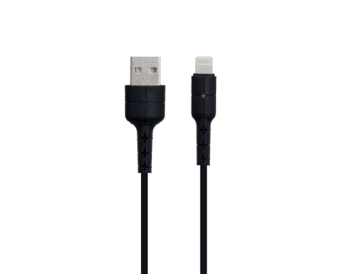 Кабель Hoco X30 Star USB-A to Lightning 1.2м black PLS-00-00051486