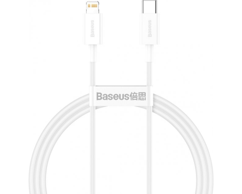 Кабель Baseus Superior Series Fast Charging Type-C to Lightning 20W 2.4A 1.5м white PLS-00-00087431
