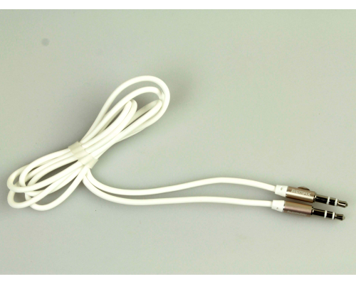 Audio кабель AUX Remax L100 3.5мм 1м white PLS-00-00015932