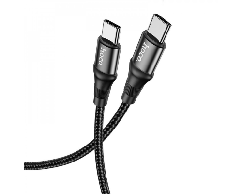 Кабель Hoco X50 Type-C to Type-C 100W 5A 1м black PLS-00-00057333