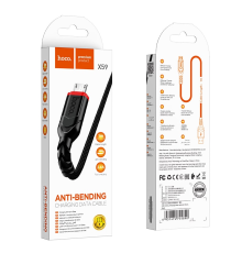 Кабель Hoco X59 USB-A to Micro USB 12W 2.4A 1м black PLS-00-00071162