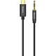 Audio кабель AUX Baseus Yiven M01 Type-C to 3.5мм 1.2м (CAM01-01) black PLS-00-00051495