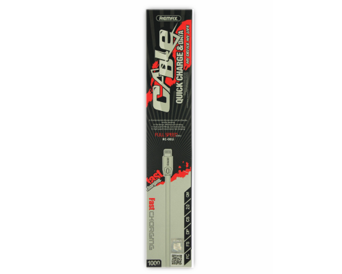 Кабель Remax RC-001i USB-A to Lightning 1м white PLS-00-00016542