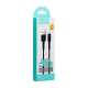 Кабель Hoco X30 Star USB-A to Lightning 1.2м black PLS-00-00051486
