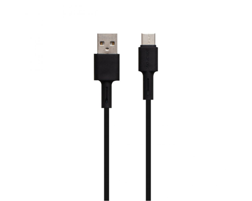 Кабель Borofone BX31 Silicone USB-A to Type-C 15W 3A 1м black PLS-00-00053740