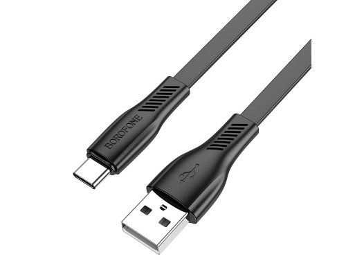 Кабель Borofone BX85 USB-A to Type-C 15W 3A 1м black PLS-00-00101484