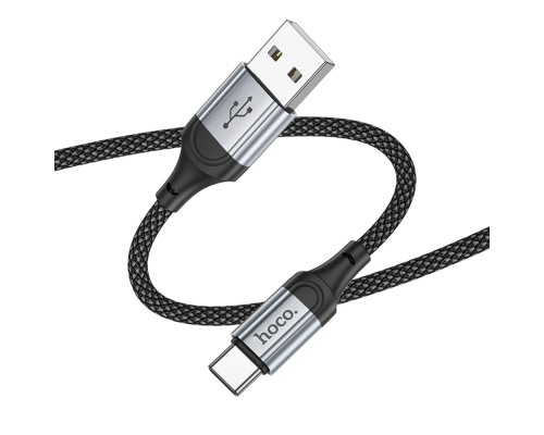 Кабель Hoco X102 USB-A to Type-C 15W 3A 1м black PLS-00-00139687